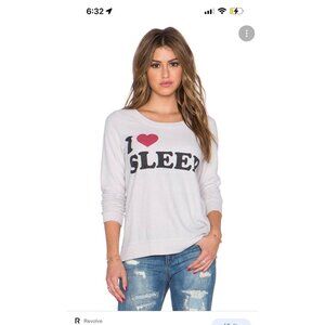 Womens Chaser I Love Sleep Sweatshirt Size large